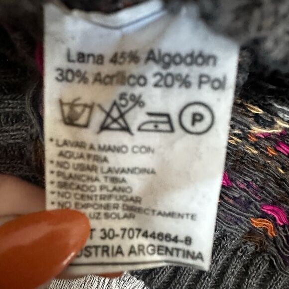 Multicolor Crew Neck Sweater - Picture 6 of 9